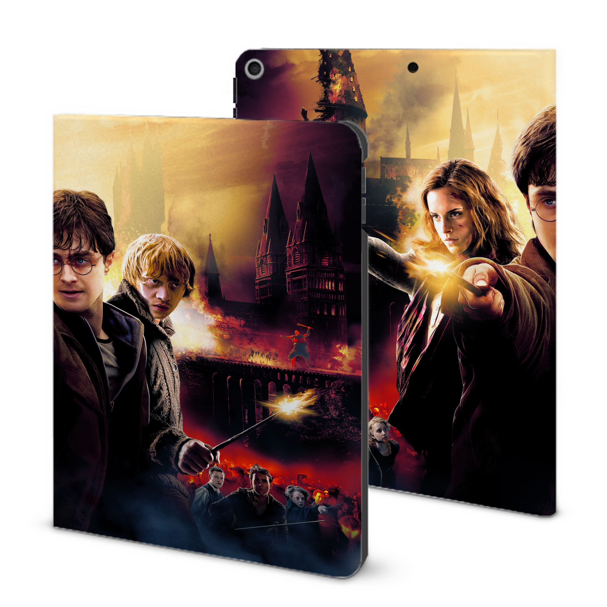 （画像用） Harry Potter ハリー・ポッターシリーズ IPad ケース ブック型 PUレザー TPU 耐衝撃 軽量 薄型 ペン収納なし 全面保護 IPad 各モデル対応